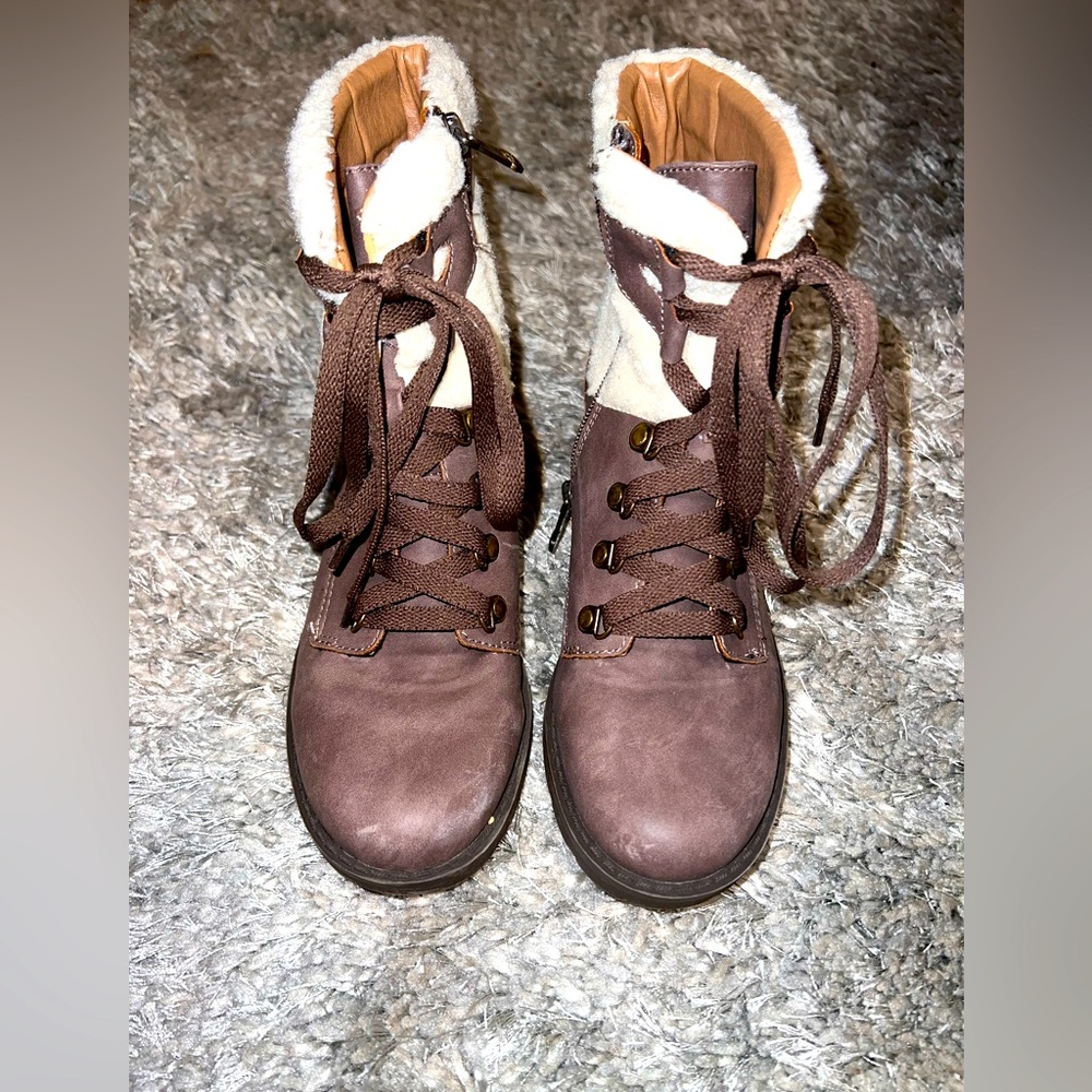 brown booties